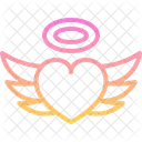 Wings Heart Fly Icon