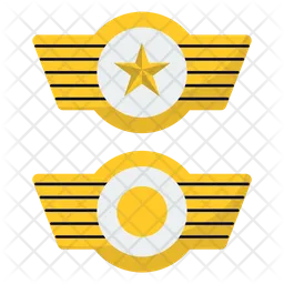 Wings Commander Badge  Icon