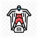 Wingsuit Sportsman Color Icon