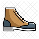 Wingtip Boot Shoes Icon