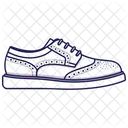 Footwear Icon Flat Style Symbol