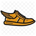 Wingtip Sneakers Shoes  Icon