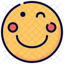 Wink Emot Emoji Icon