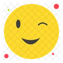 Wink Emoticon Face Icon