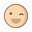 Wink Emoji Amazed Icon
