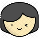 Wink Emoji Face Icon