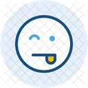 Wink A Emoji Expression Icon