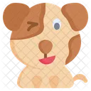Wink Dog  Icon