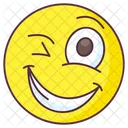 Wink Emoji Wink Expression Emotag Icon
