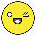 Wink Emoji Emoticon Smiley Icon