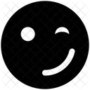 Wink Happy Smiley Fancy Icon