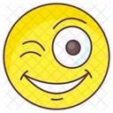 Wink Emoji Wink Expression Emotag Icon
