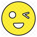 Wink Emoji Wink Emoticon Emoticon Icône