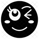 Wink Emoji Wink Expression Emotag Icon