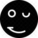 Wink Emoji Face Icon