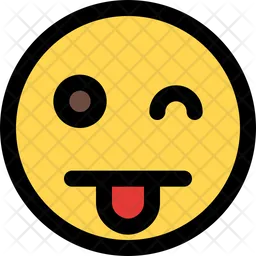 Wink Tongue Emoji Icon
