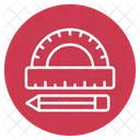 Winkelmesser Geometrie Messen Icon