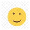 Winking Lightbulb Emoji Icon