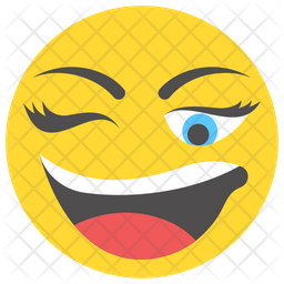 Winking Emoji Icon Of Flat Style Available In Svg Png Eps Ai