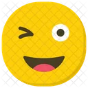 Winking Emoji Emoticon Smiley Icon