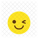 Wink Smile Happy Icon