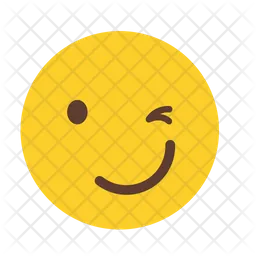 Winking face Emoji Icon