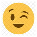 Wink Flirt Suggestive Icon