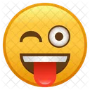 Winking Face With Tongue Emoji Emoticon Icon