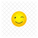Winking Face Smiley Emoji Smiley Icon