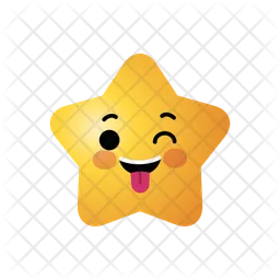 Winking star with tongue out 2 Emoji Icon