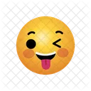 Winking Emoji Face Icon
