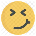 Winkle Face Happy Smile Icon