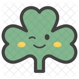 Winky Coriander Emoji Icon