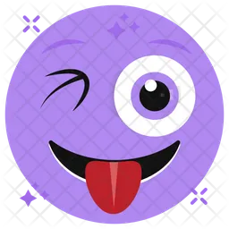 Winky Emoticon Emoji Icon