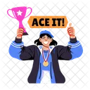 Winner Trophy Championship Icon