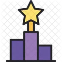 Winner Podium Star Icon