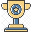 Winner Trophy Star Icon