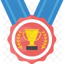 Trophy Laurel Ribbon Icon