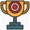 Winner Trophy Dartboard Icon