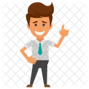 Winner Businessman  Icon