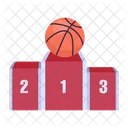 Basketball Game Winner Position Winner Podium Icon