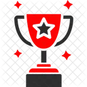 Winner Trophy Award Champ Icon