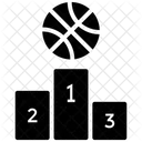 Winners Podium Basketball Podium Sports Leaderboard Icon