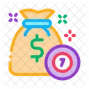 Winning Chips Lottery Icon