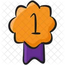 Title Medal Ribbon Quality Icon