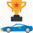 Winning Car Car Lottery Car Prize Icon