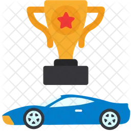 Winning Car  Icon