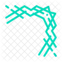 Winsow Corner Decoration Pattern Design Icon