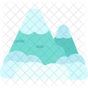 Winter Snow Mountain Icon
