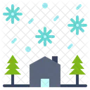 Season Snow Tree Icon
